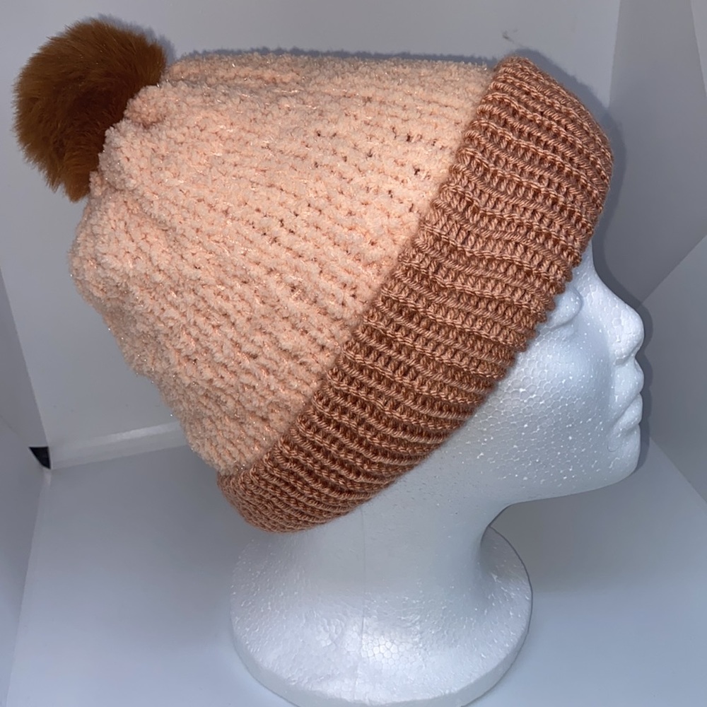 Cupcake Knit Winter Hat - Hand Made